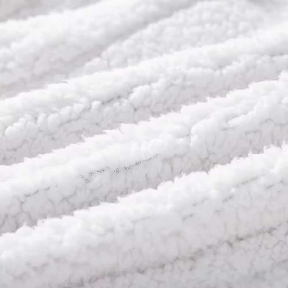 Electric Heated Blanket Light Grey