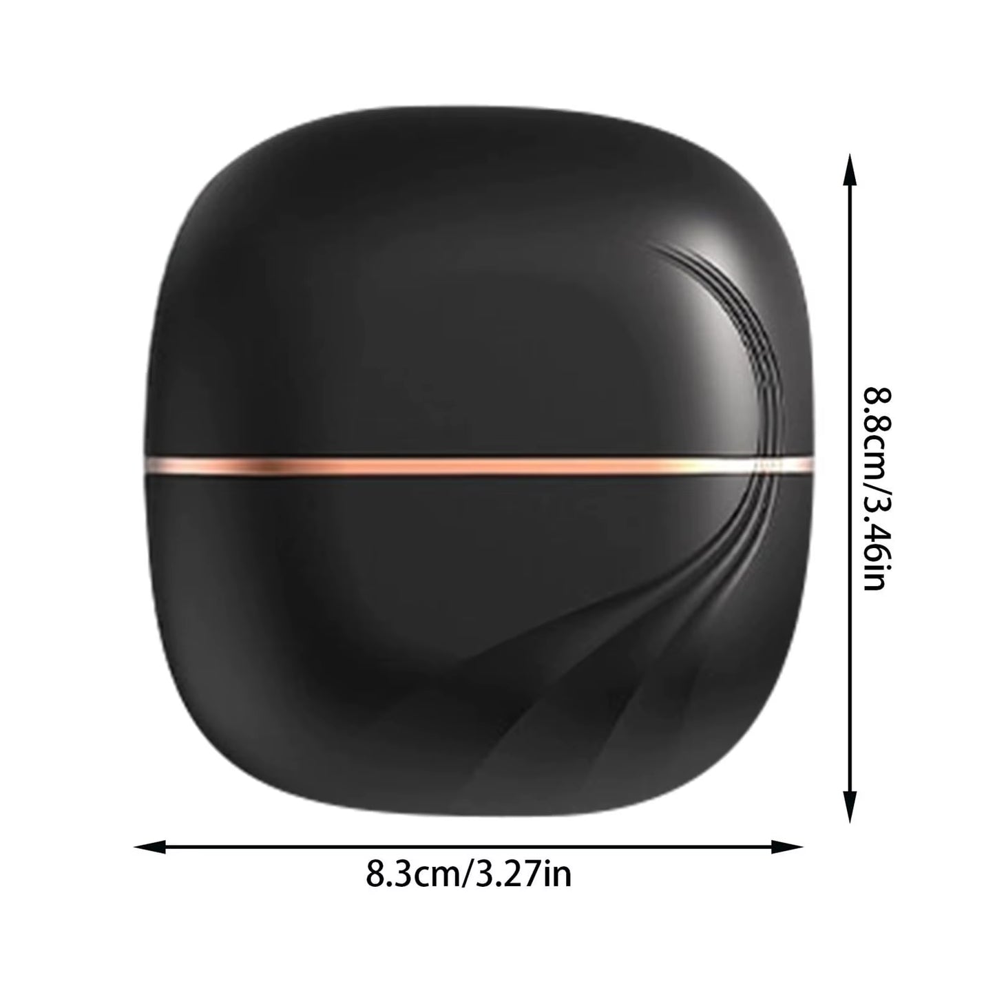 Capsule Hair Straightener & Styler Mini Cordless Hair Straightener Comb Portable Heat Hair Brush for Travel USB Rechargeable