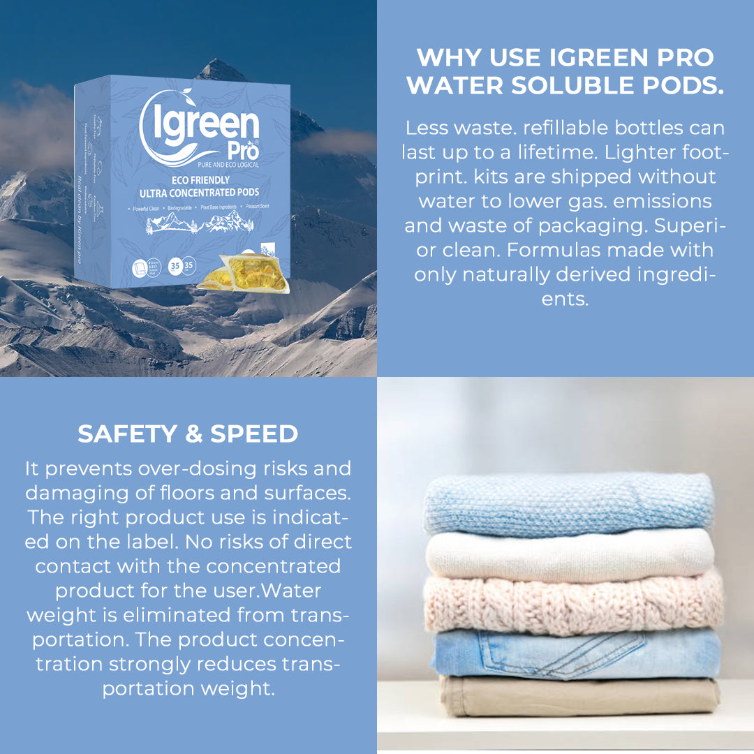 Eco Friendly Ultra Concentrated Liquid Laundry Detergent in Pods
