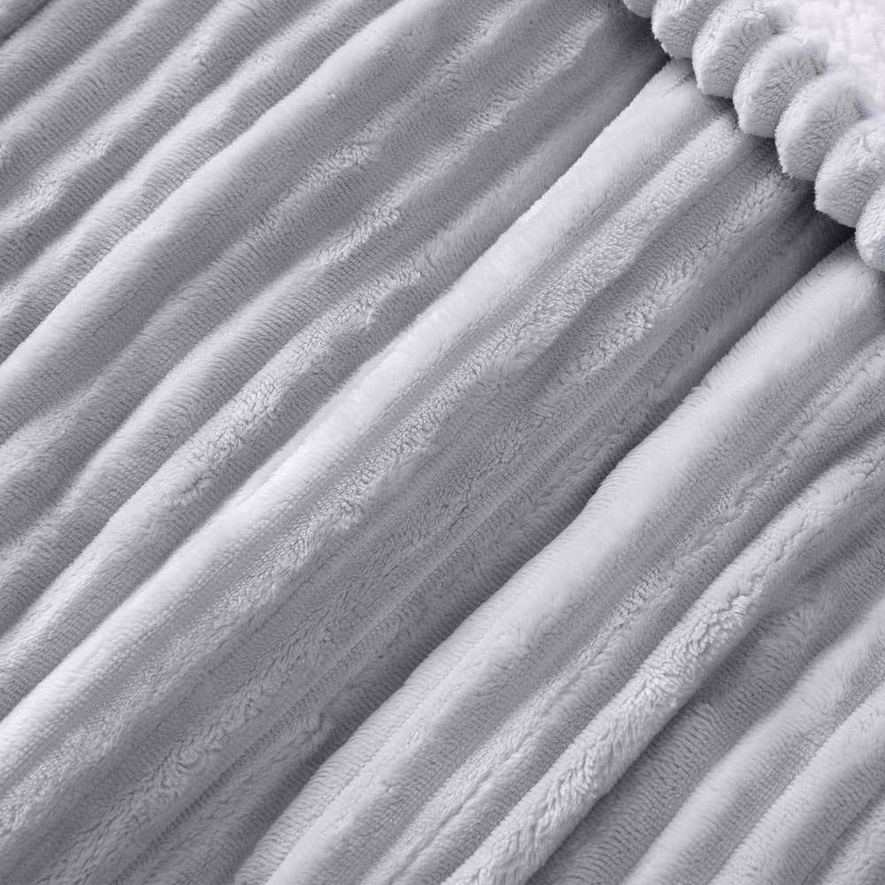 Electric Heated Blanket Light Grey