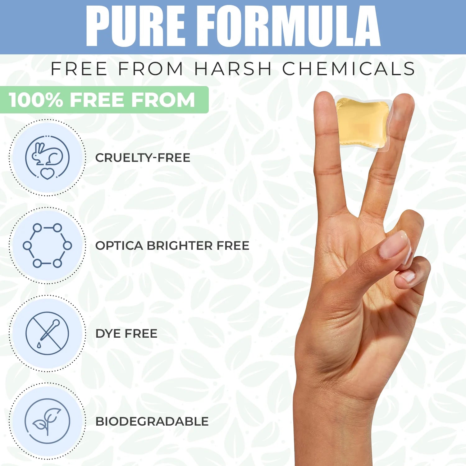 Eco Friendly Ultra Concentrated Liquid Laundry Detergent in Pods