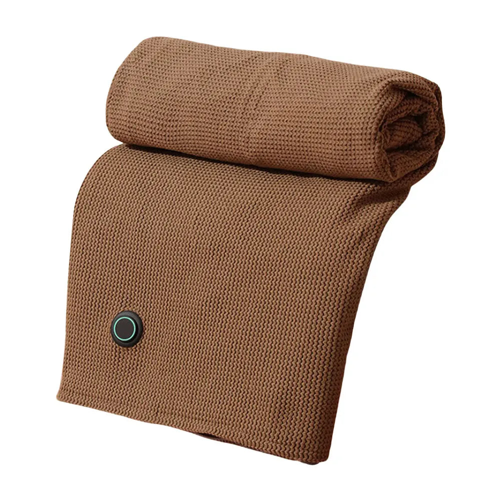 Winter USB Electric Heated Blanket Wearable 3 Heating Level Heated Shawl Portable Body Warmer Blanket for Home Office Sofa Shawl